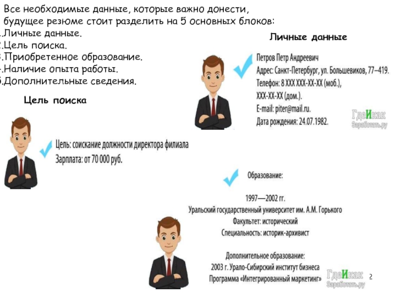 Планы на будущее в резюме мвд