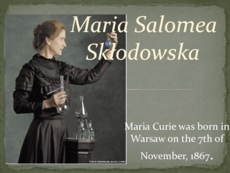 Maria Salomea Sklodowska