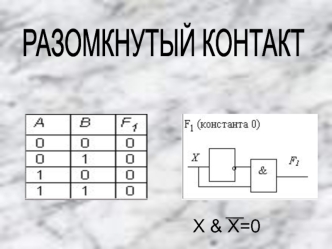 Разомкнутій контакт