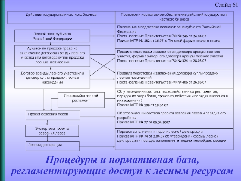 Лесной план субъекта