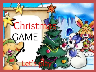 Christmas. Game