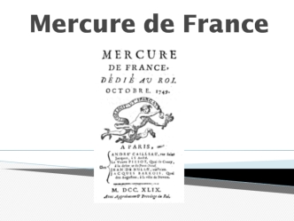 Mercure de France