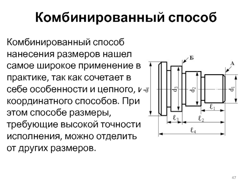 Указать чертеж на котором используется цепной способ нанесения размеров