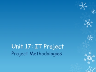 Project Methodologies
