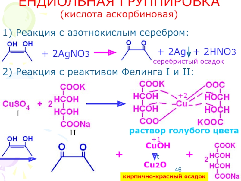 3 реакция на oh. Аскорбиновая кислота реакции подлинности. Качественный анализ аскорбиновой кислоты реакции. Аскорбиновая кислота качественные реакции. Аскорбиновая кислота с нитратом серебра.