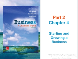 Starting and Growing a Business (Part 2 Chapter 4)