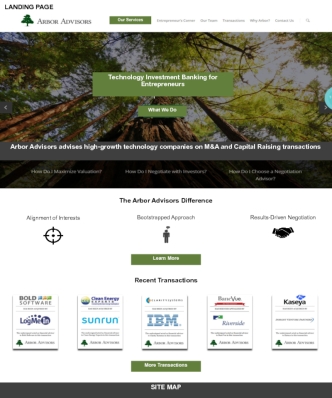 Arbor Website Design v1