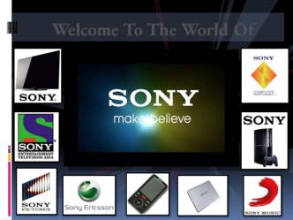 Welcome to the world of SONY