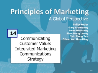 Principles of Marketing. A Global Perspective