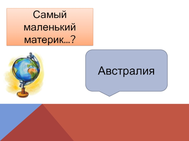 Материк открытый позже других. Часть света омывается 4 Океанами. Австралия самый маленький материк. Какой материк был открыт позже всех остальных?.