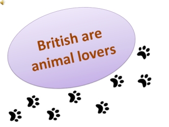 British are animal lovers