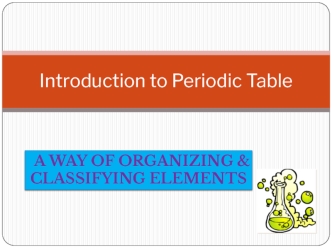 Introduction to Periodic Table