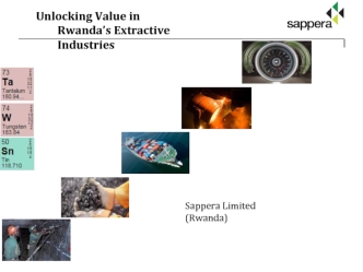 Unlocking Value in Rwanda’s Extractive Industries Sappera