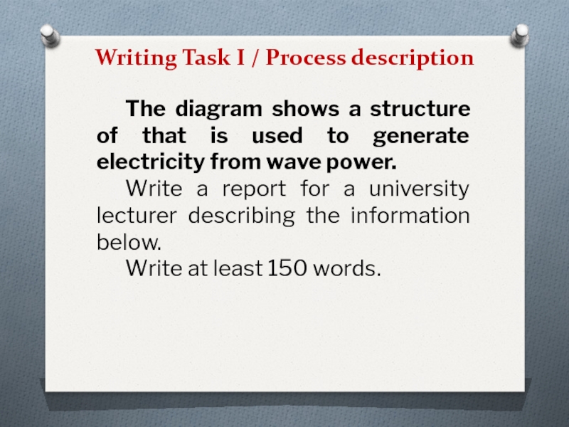 Writing task 1 structure