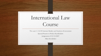 International law