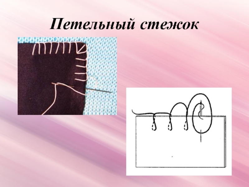 Технология 3 класс строчка петельного стежка презентация