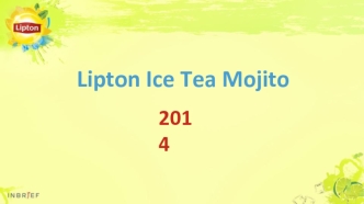 Lipton Ice Tea Mojito 2014