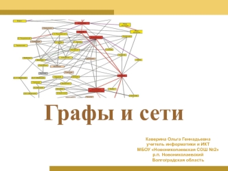Графы и сети. Решение задач