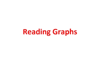 Reading Graphs