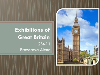 Exhibitions of Great Britain