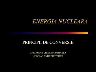 Energia nucleara