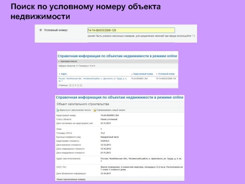 Условный номер недвижимости. Поиск по условному номеру объекта недвижимости. Фото поиска объекта по условному номеру. Справочный сервис.