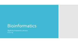 Bioinformatics (1)