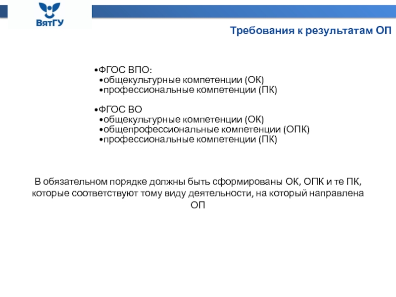 Ок пк фгос