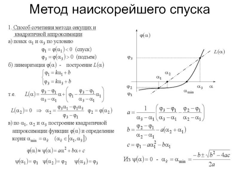 Курсовая работа: Минимизация функций нескольких переменных. Метод спуска