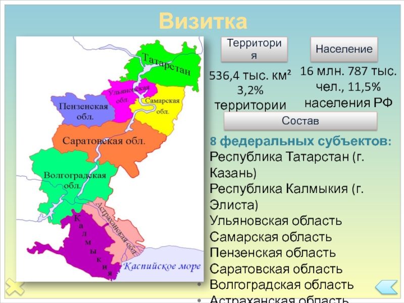 Поволжский республика калмыкия. Поволжский экономический район. Поволжский экономический район на карте России. Субъекты Поволжья на карте. Поволжский экономический район картинки.