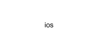 Операционная система для смартфонов IOS