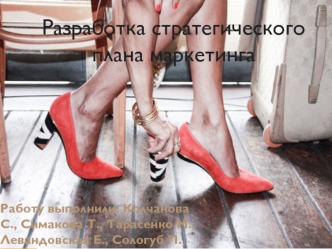 SmartShoe. Разработка стратегического плана маркетинга