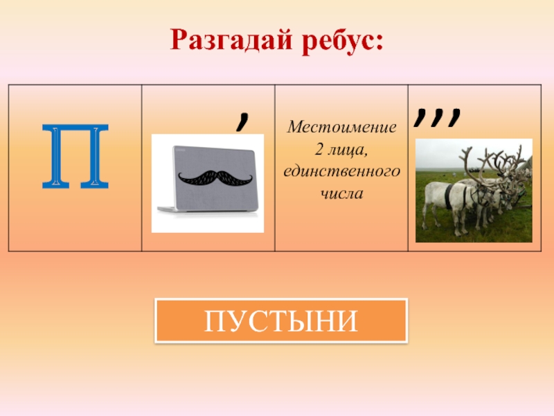 Проверочная работа пустыни. Ребус пустыня. Ребусы на тему пустыня. Ребусы с местоимениями. Разгадать ребус пол у пустыня.