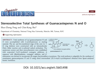 Stereoselective total syntheses of guanacastepenes N and O