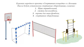 Народный проект Спортивная площадка в с.Большая Пысса