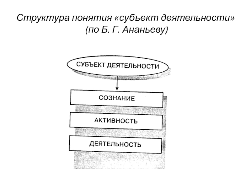 Субъект деятельности это. Структура понятия.