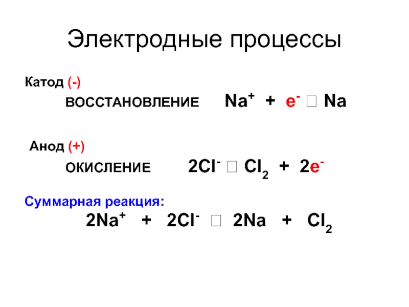 Процессы происходящие на катоде и аноде. Окисление и восстановление катода и АНОДА. Процессы окисления на аноде. Электродные реакции. Процессы на катоде.