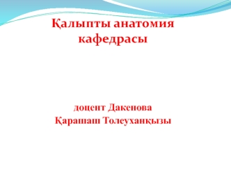 Тыныс алу жүйесі ағзаларының құрылысы мен дамуының ерекшеліктері