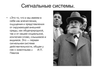 Сигнальные системы. Система условно- и безусловно рефлекторных связей высшей нервной системы и окружающего мира