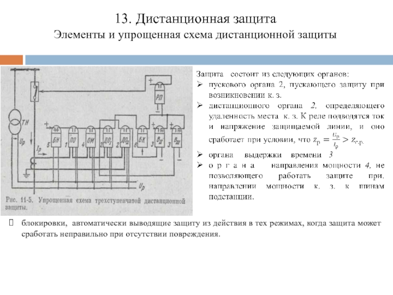 Проверка технологических защит