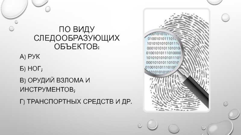 Трасология это. Следообразующие объекты. Классификация следообразующих объектов. М Н Гернет трасология. Трасология презентация.