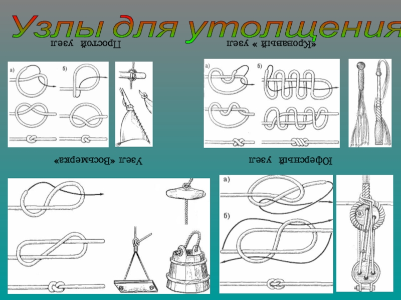 Презентация морские узлы