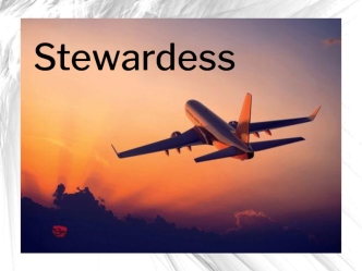 Stewardess. Die Sicherheit von Passagieren verantwortlich ist