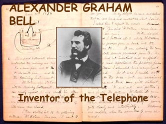 Alexander graham bell. Inventor of the telephone