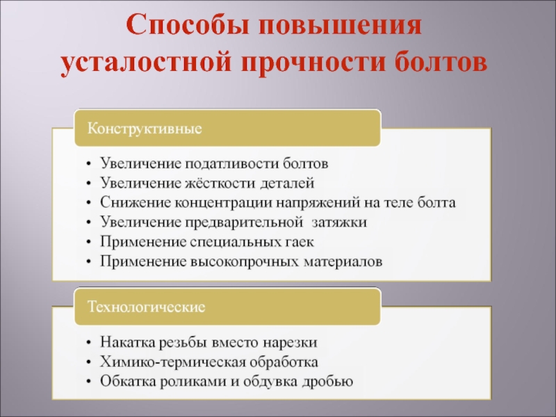 Повысить прочность. Способы повышения прочности детали:. Способы повышения усталостной прочности. Методы повышения конструкционной прочности. Методы повышения прочности металлических материалов.