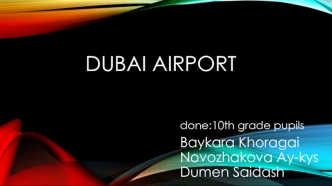 Dubai internatinal Airport