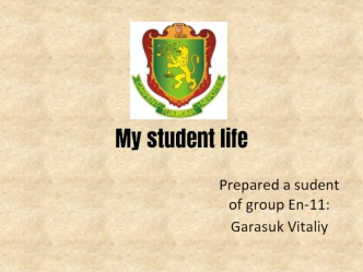 My student life