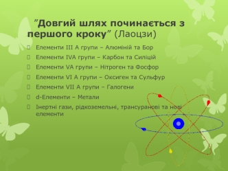 Периодическая система химических элементов Д.И. Менделеева