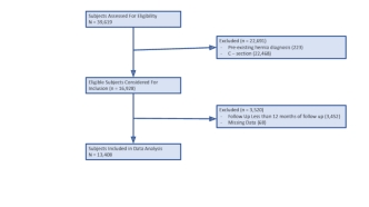 Gyn model summary. Risk Stratification Model for Operative Incisional Hernia in Ob-Gyn Cohort