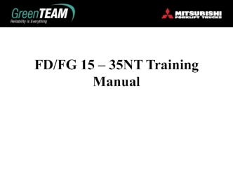 FD/FG 15 - 35NT Training Manual